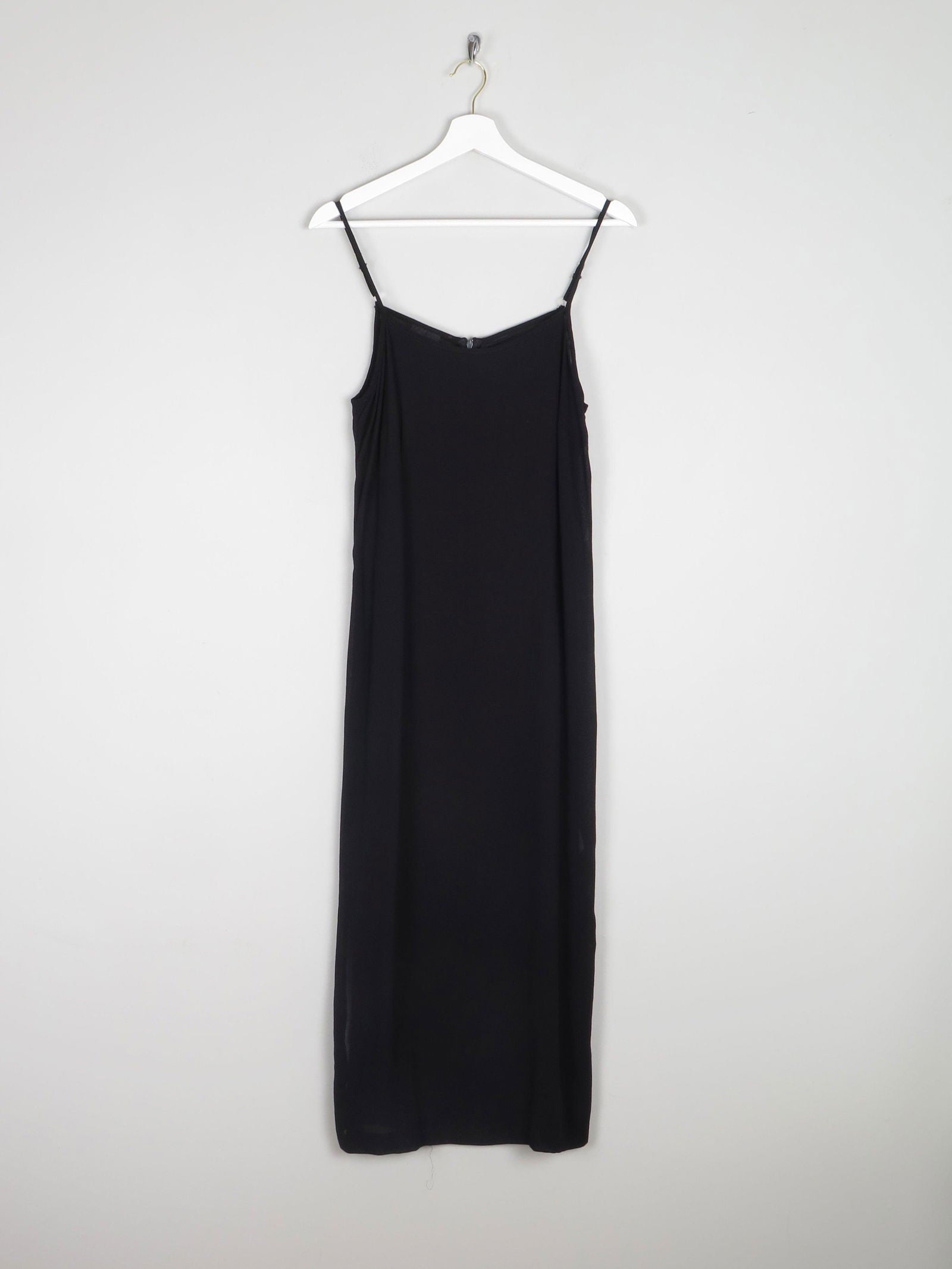 Black Vintage 90s Long Camisole Dress M