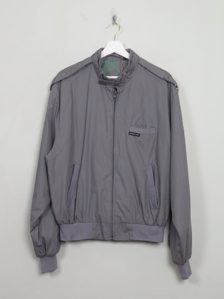 Men's Vintage Grey Members Only Jacket M - Main Image
