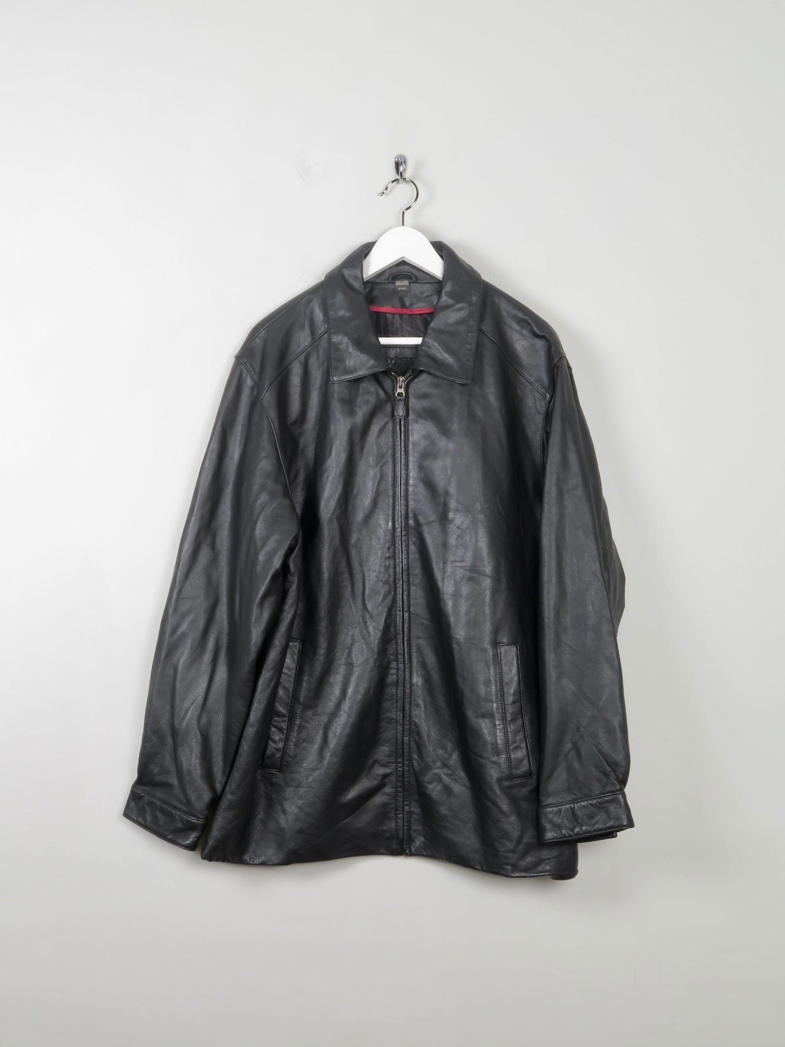 ジャケット・アウター 80s 90s Y's for men LQ leather jacket Men_s_Vintage_Black_Leather_Ja