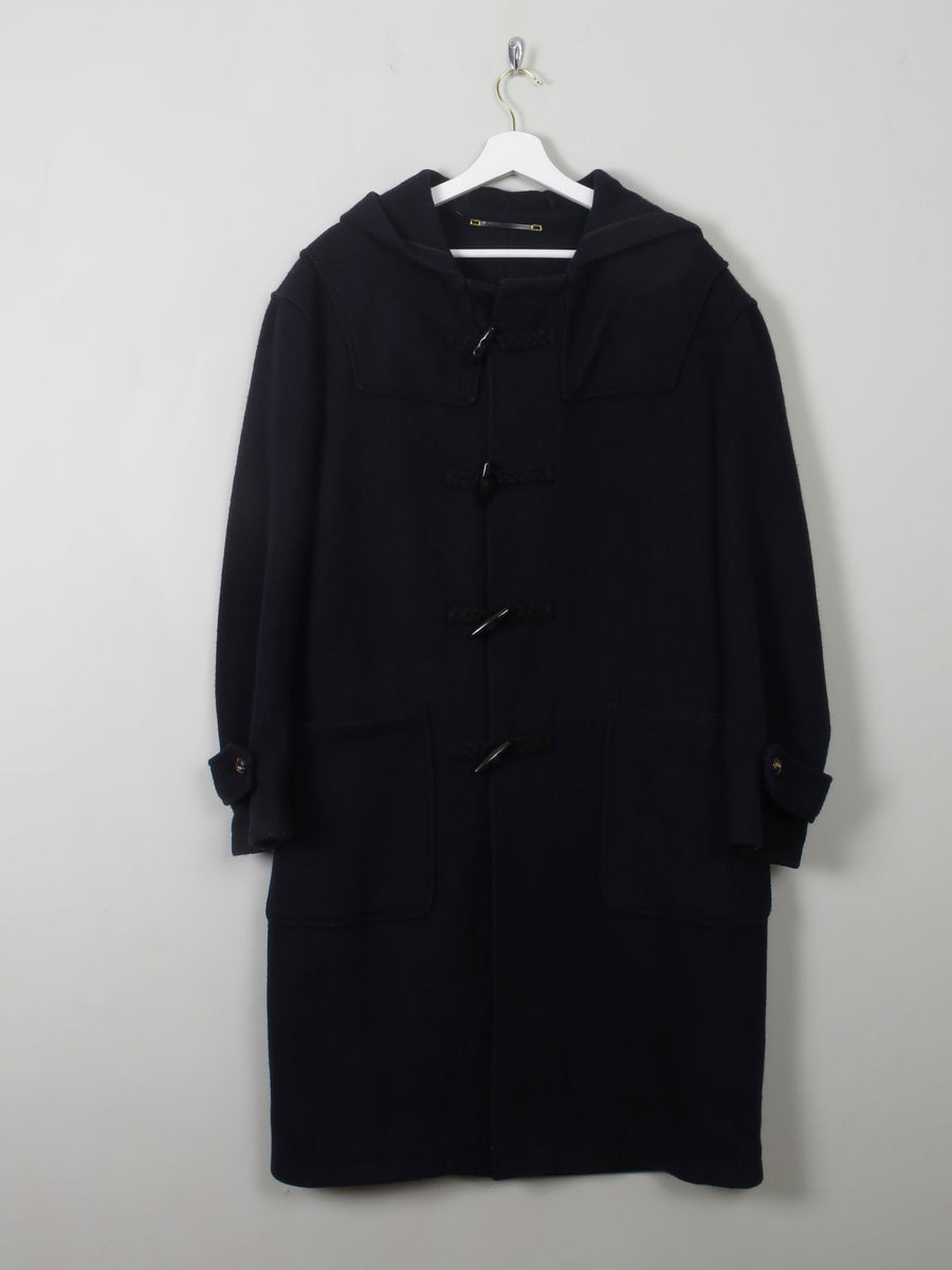 Men's Vintage Wool Rikson Navy Duffle Coat L
