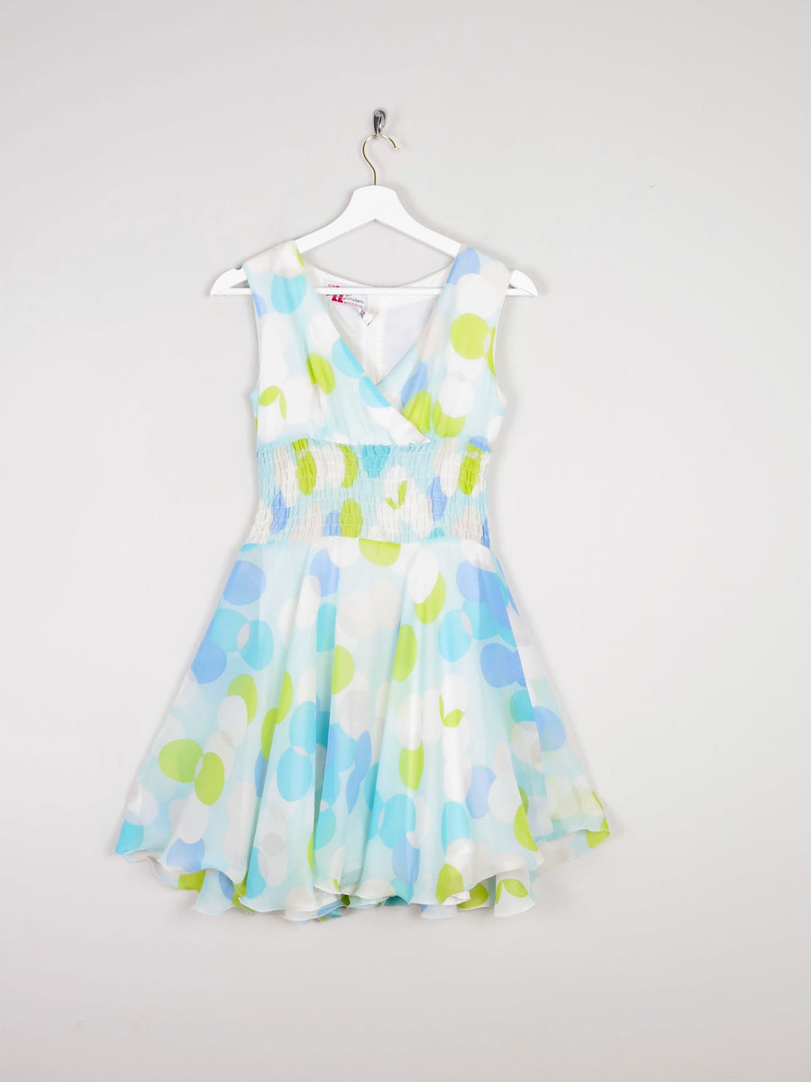 Vintage Colourful Polka Dot 1960s Short Dress 6/8