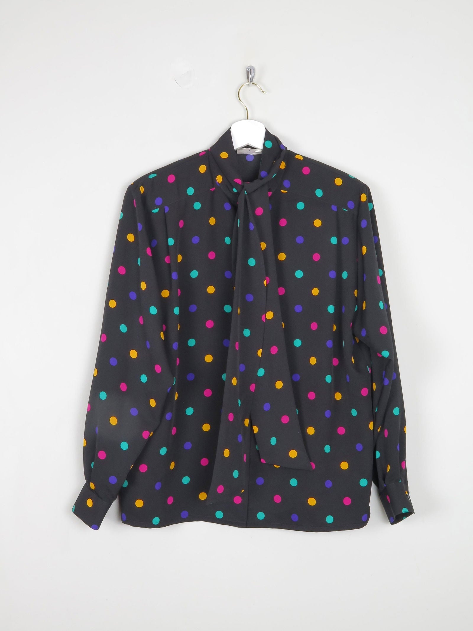 colorful polka dot shirt