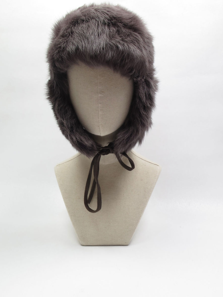 Women's Mink Sheepskin Gushlow Cole Trapper Style Hat M