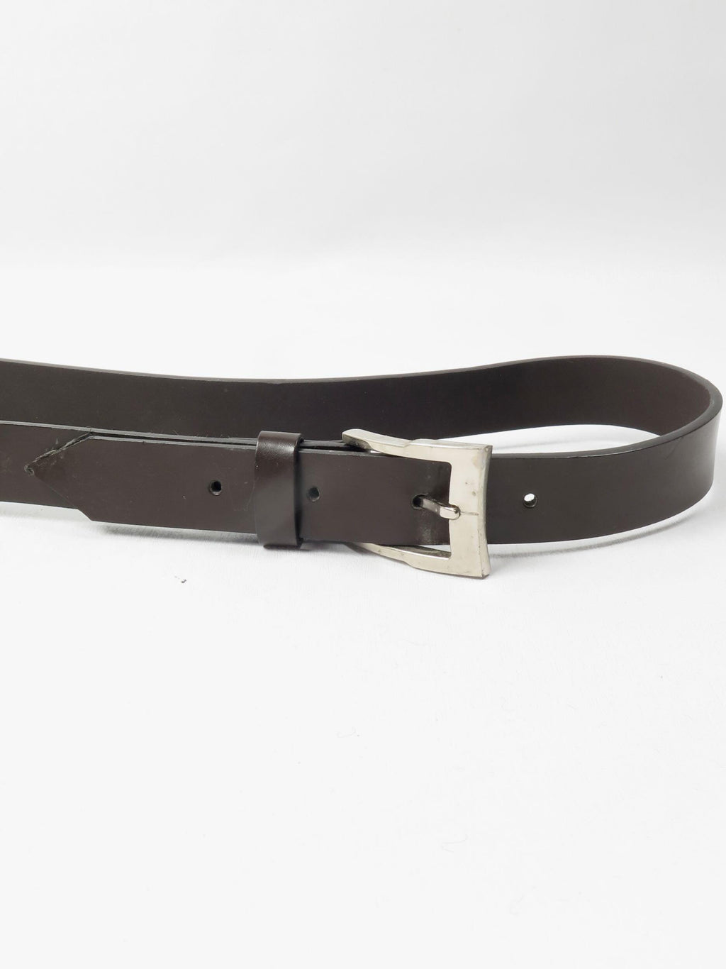 Brown Leather Vintage Belt 30-32 W - The Harlequin