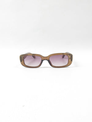 Lucy Low Vintage Style Rectangle Women's Sunglasses - The Harlequin