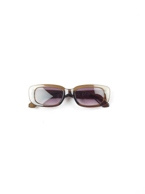Lucy Low Vintage Style Rectangle Women's Sunglasses - The Harlequin