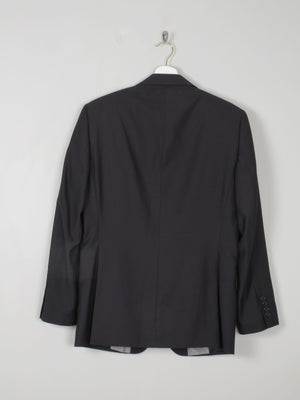 Men's Black Tailored Vintage Jacket 38"R/ S - The Harlequin