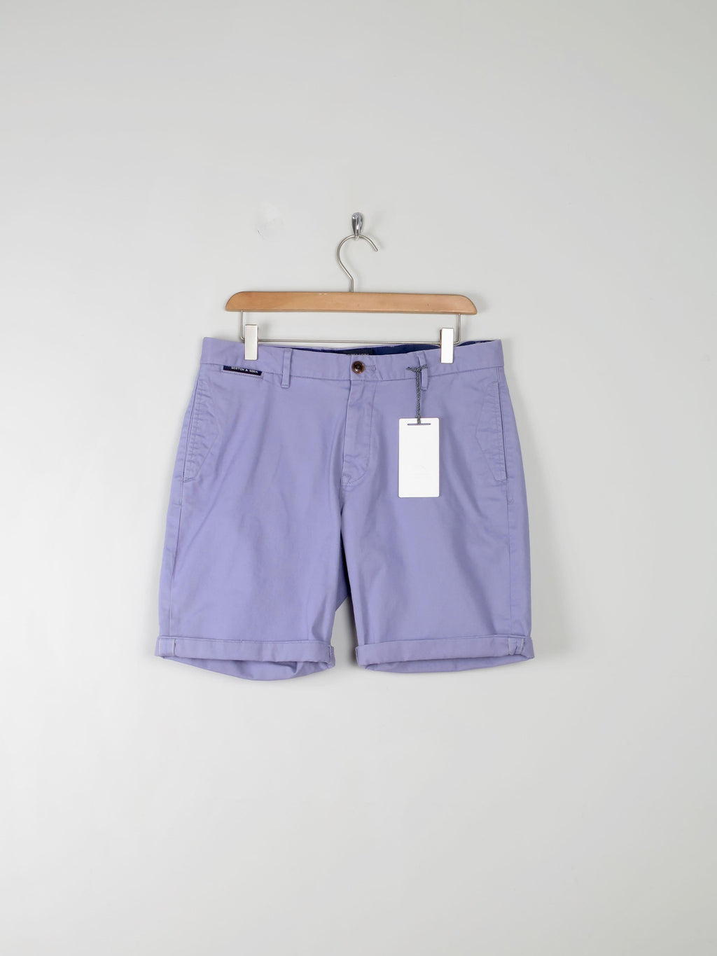 Men's Lilac Scotch  & Soda Shorts 31W - The Harlequin