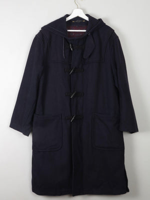 Men's Navy Vintage Duffle Coat Rikson L/XL - The Harlequin