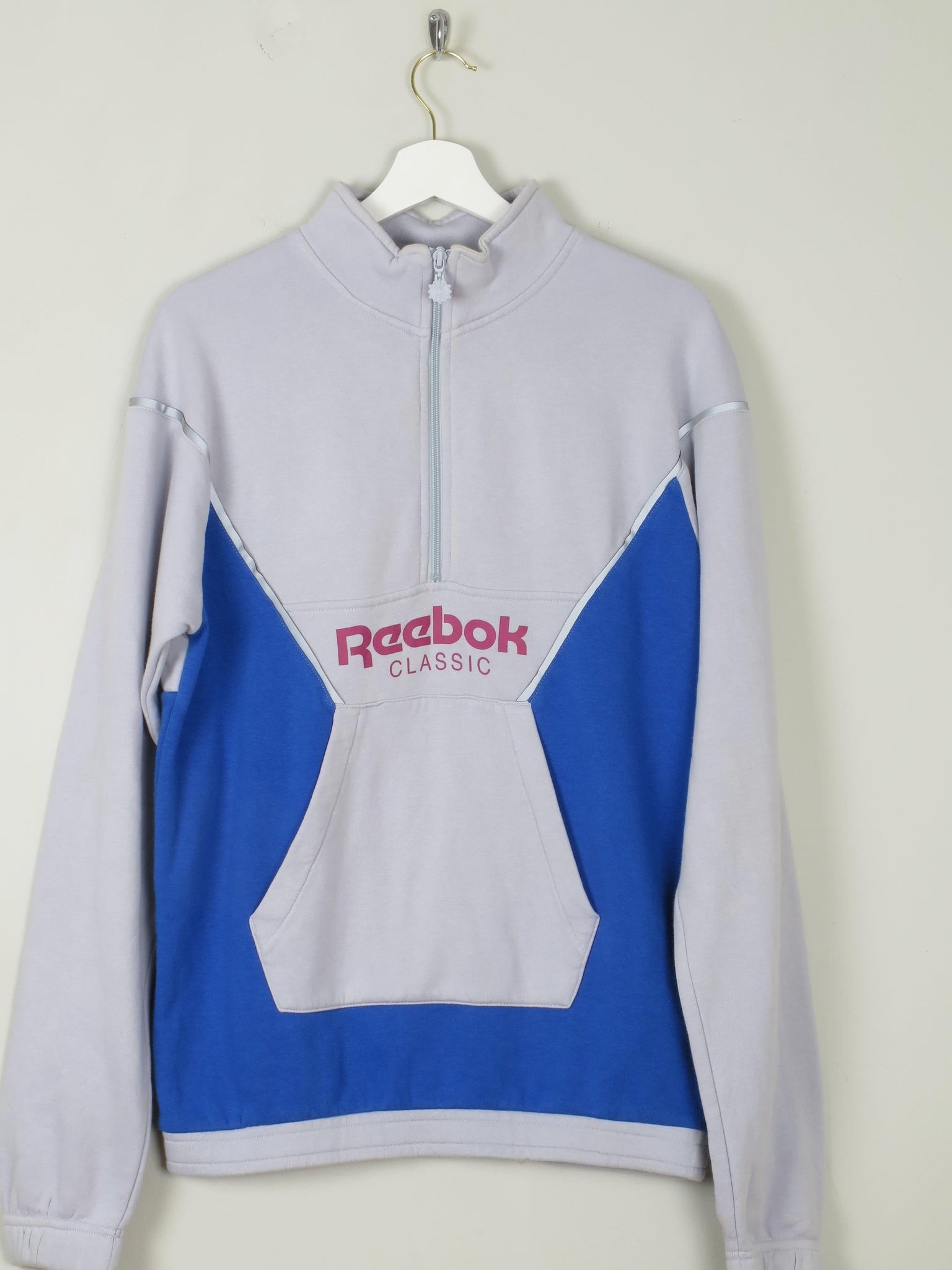 Men's Vintage Reebok Sweatshirt With Zip S - The Harlequin