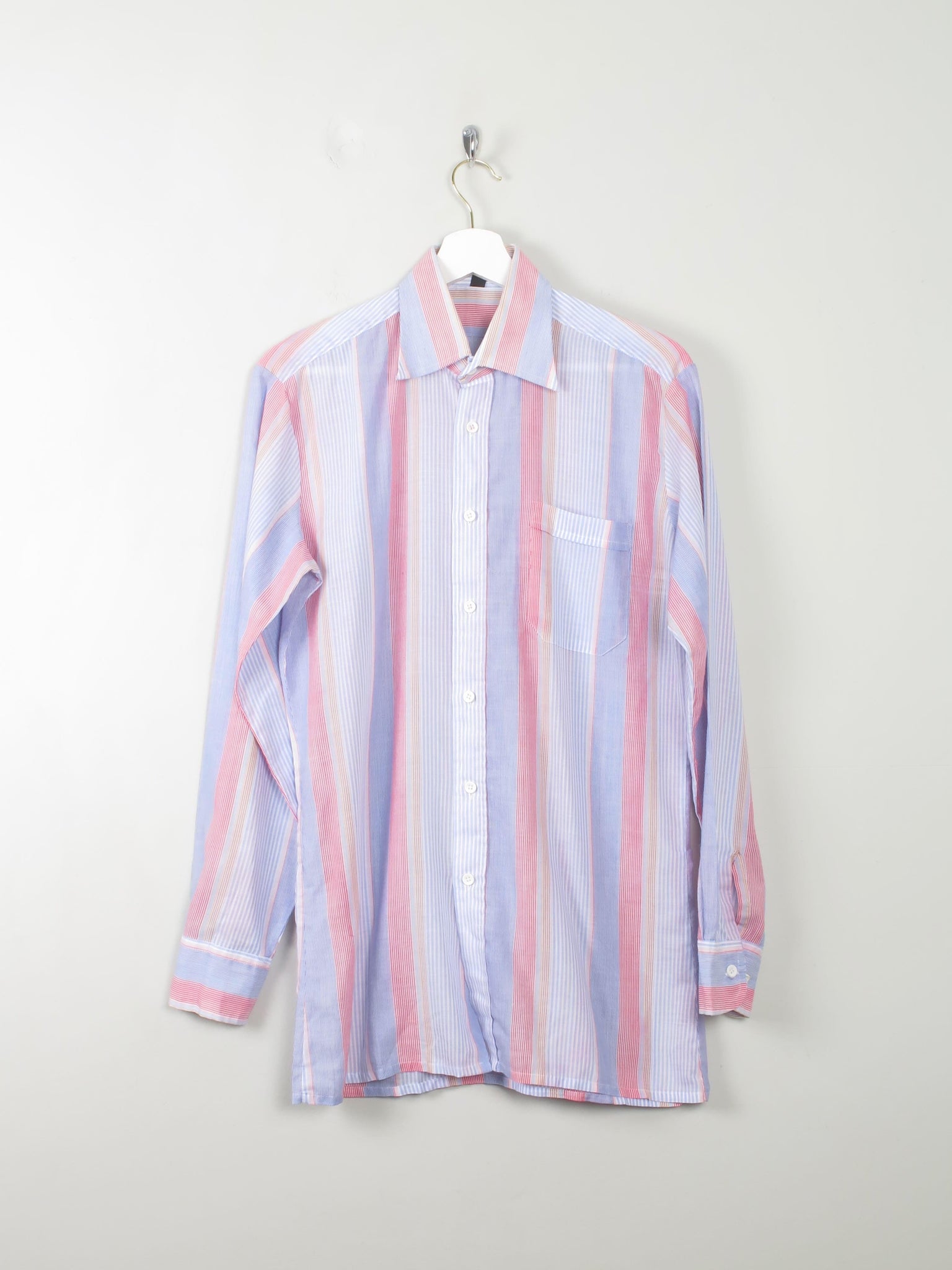 Men's Vintage Striped Shirt S - The Harlequin