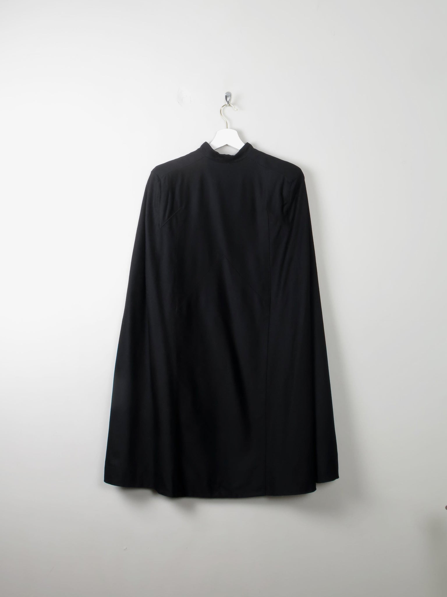 Vintage Black  1940s Cape By Miss Atkins S - The Harlequin