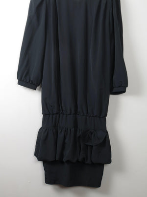 Vintage Black 1980s Dress 10 - The Harlequin