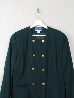 Women's Green Vintage Pendleton Jacket L - The Harlequin