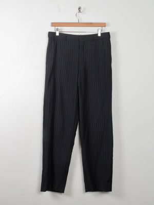 Women's Grey Vintage Trousers Tapered Leg 29" W /S - The Harlequin