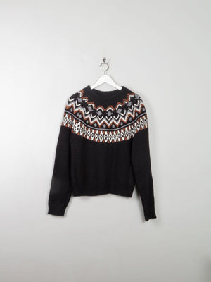 Women's Nordic Style Wool Jumper S/M - The Harlequin