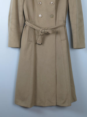 Women's Vintage Beige 70s Coat S - The Harlequin