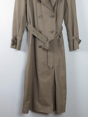 Women's Vintage Burberry Trench Coat Khaki XS/S - The Harlequin