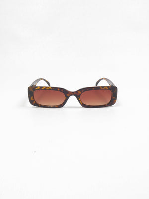 Lucy Low Vintage Style Rectangular Sunglasses - The Harlequin
