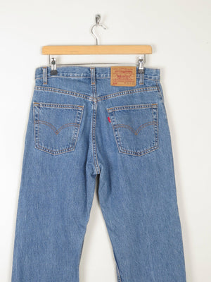 Men's Blue Vintage Levi's 505 Denim Jeans 31" - The Harlequin