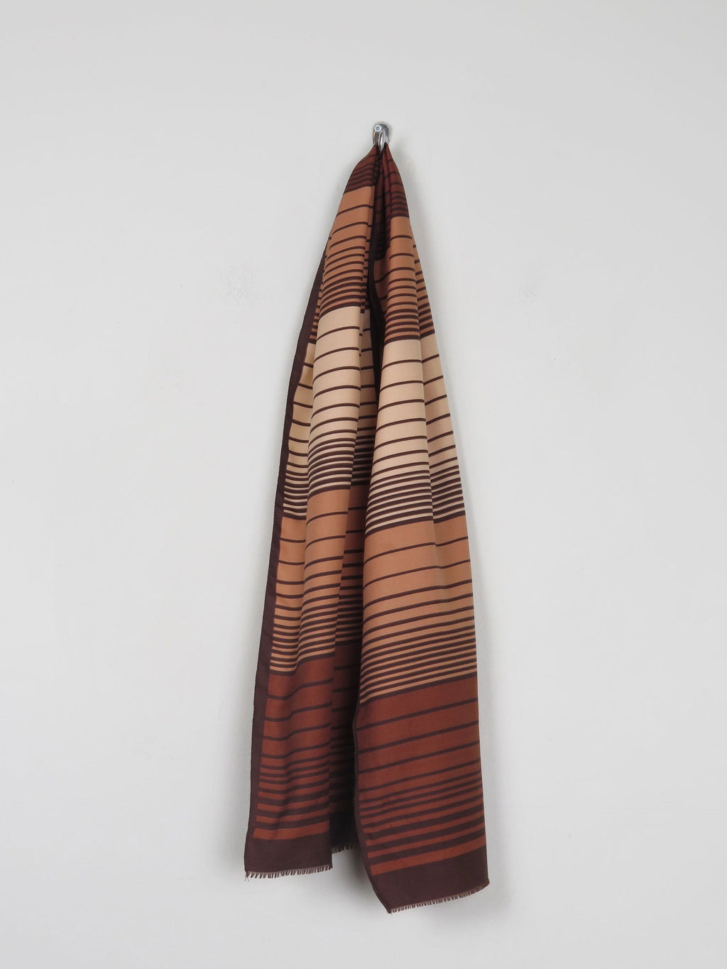 1970s Striped Long Rectangular Neck Scarf - The Harlequin