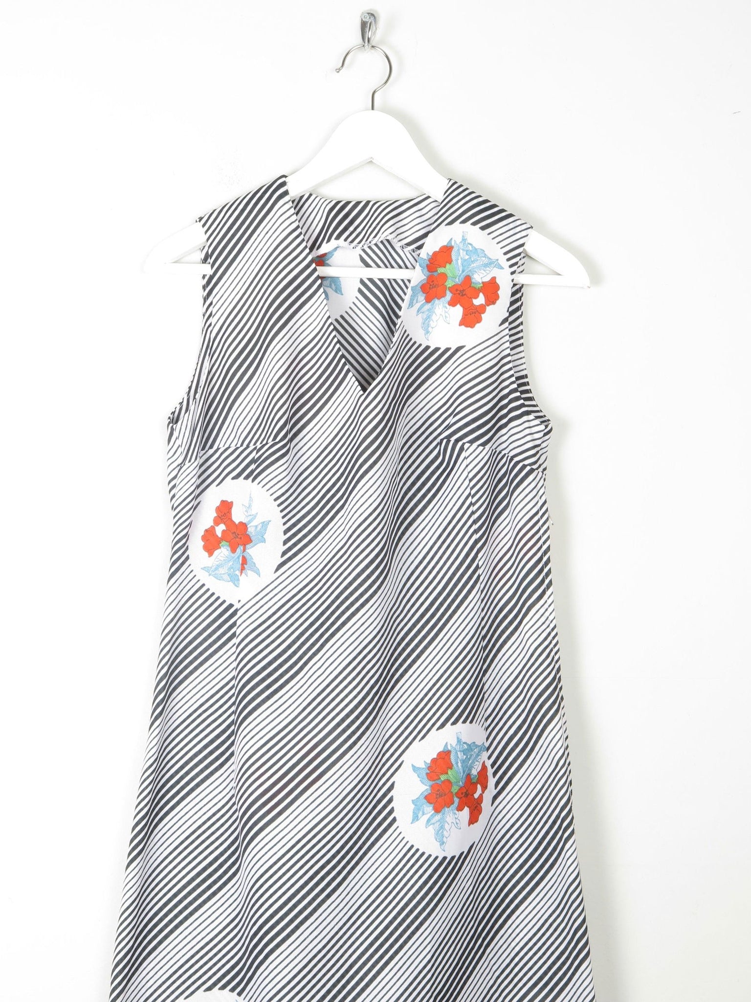 1970s Vintage Printed Maxi Dress S 8/10 - The Harlequin