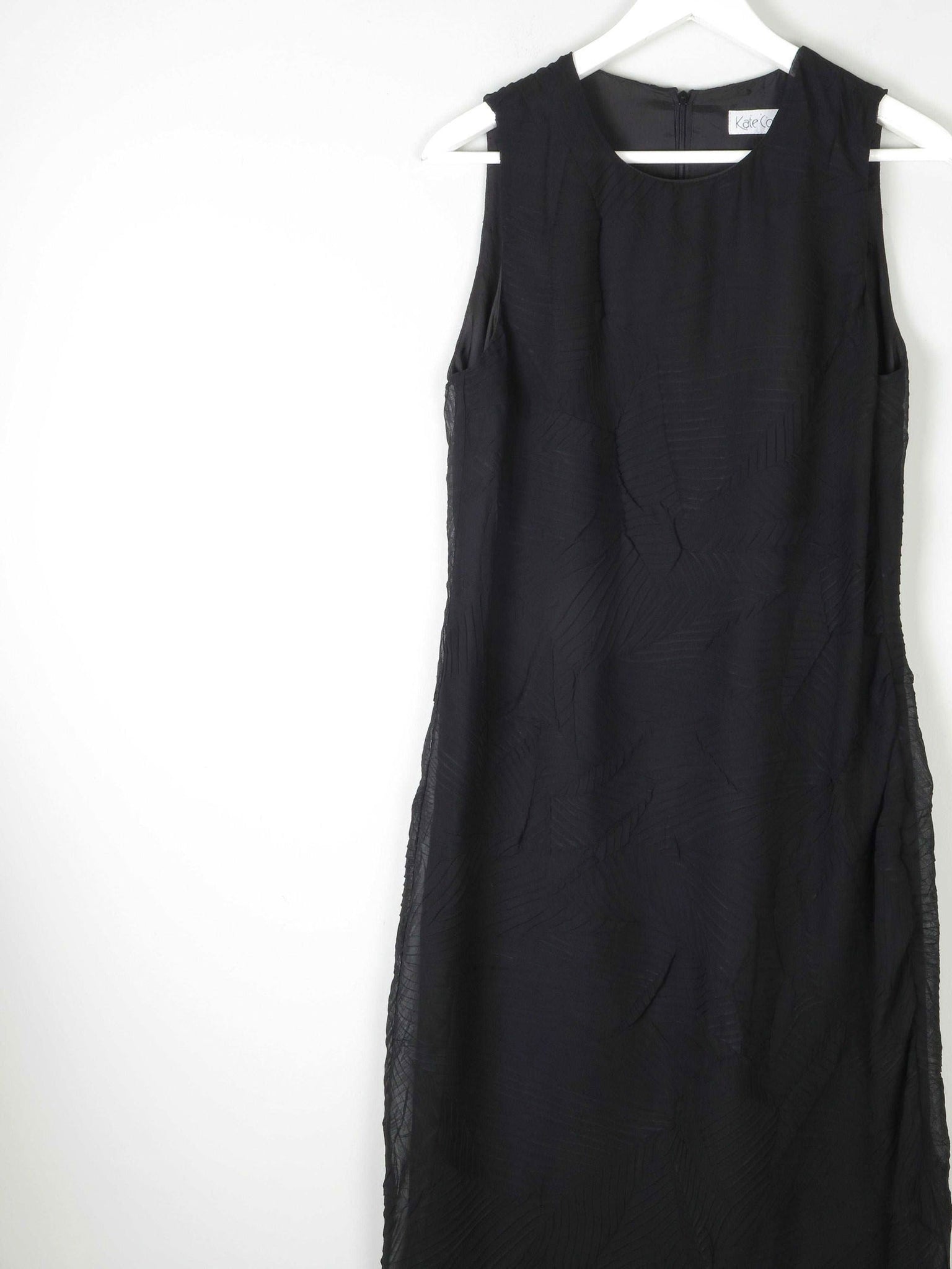 1990s Vintage Dress With Leaf Designs S - The Harlequin