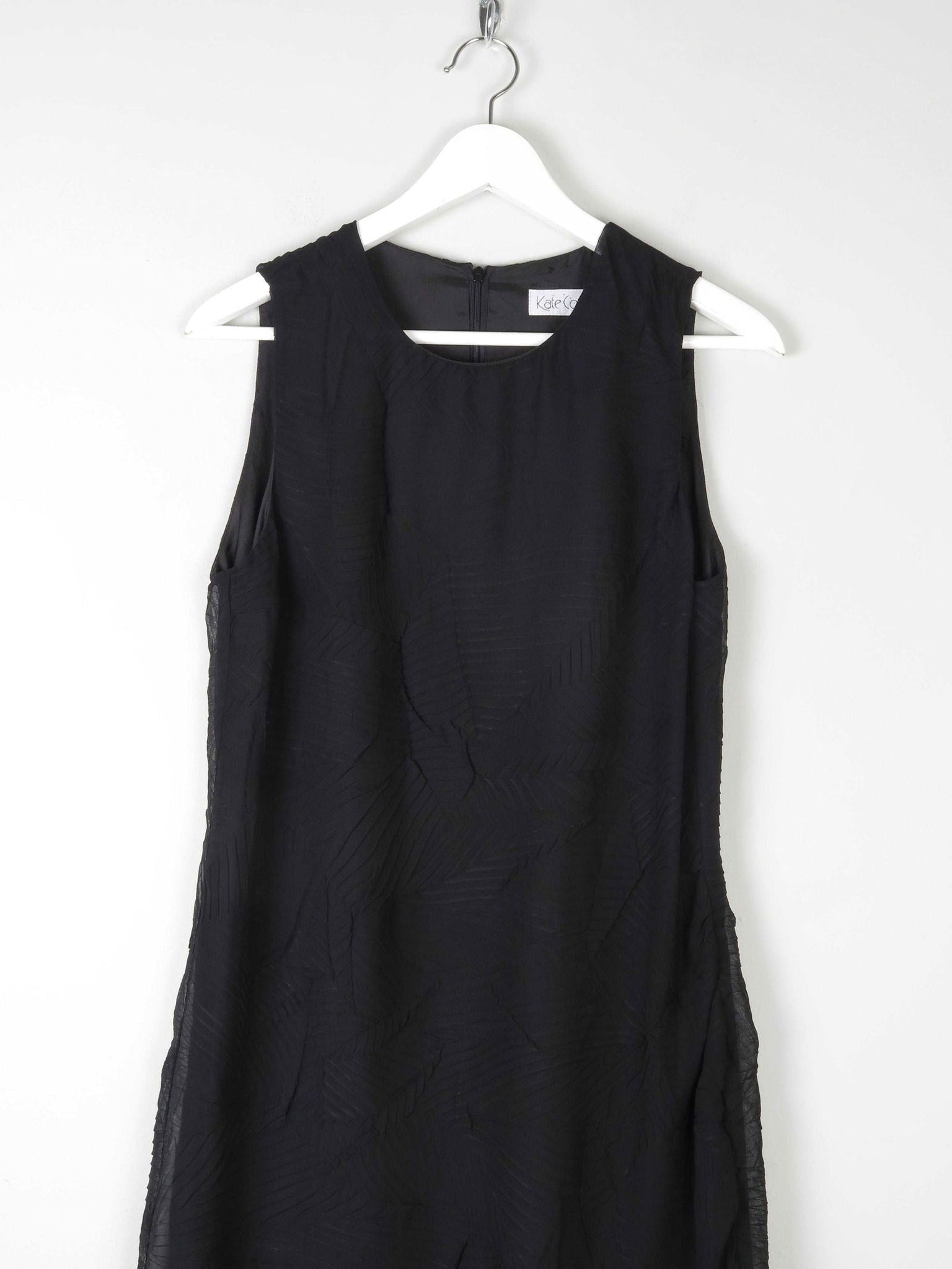 1990s Vintage Dress With Leaf Designs S - The Harlequin