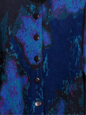 Women's Vintage Colourful Cardigan/Jacket M - The Harlequin