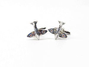 Airplane  Design Cufflinks - The Harlequin