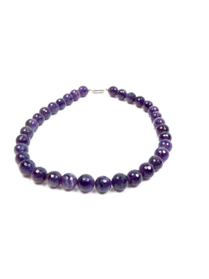 Amethyst Vintage Faceted Necklace - The Harlequin