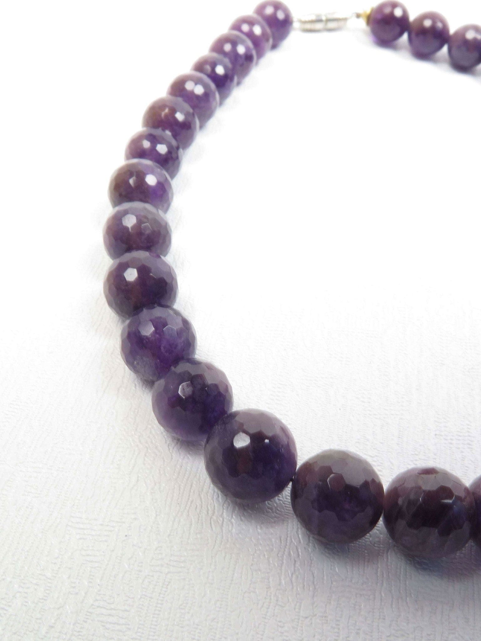Amethyst Vintage Faceted Necklace - The Harlequin
