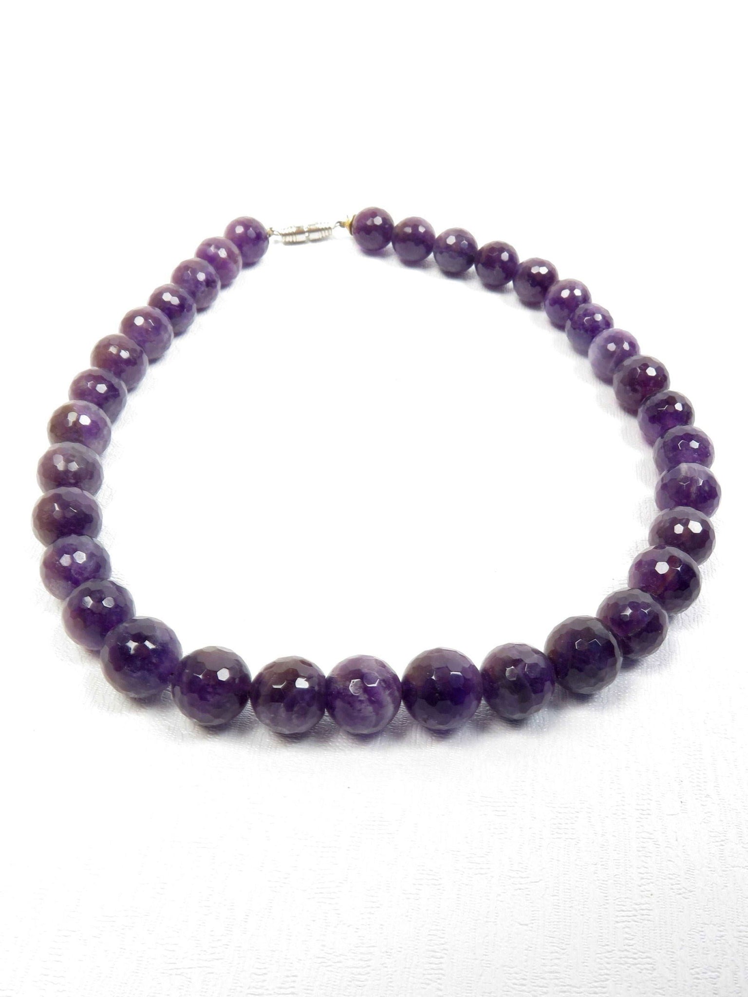 Amethyst Vintage Faceted Necklace - The Harlequin