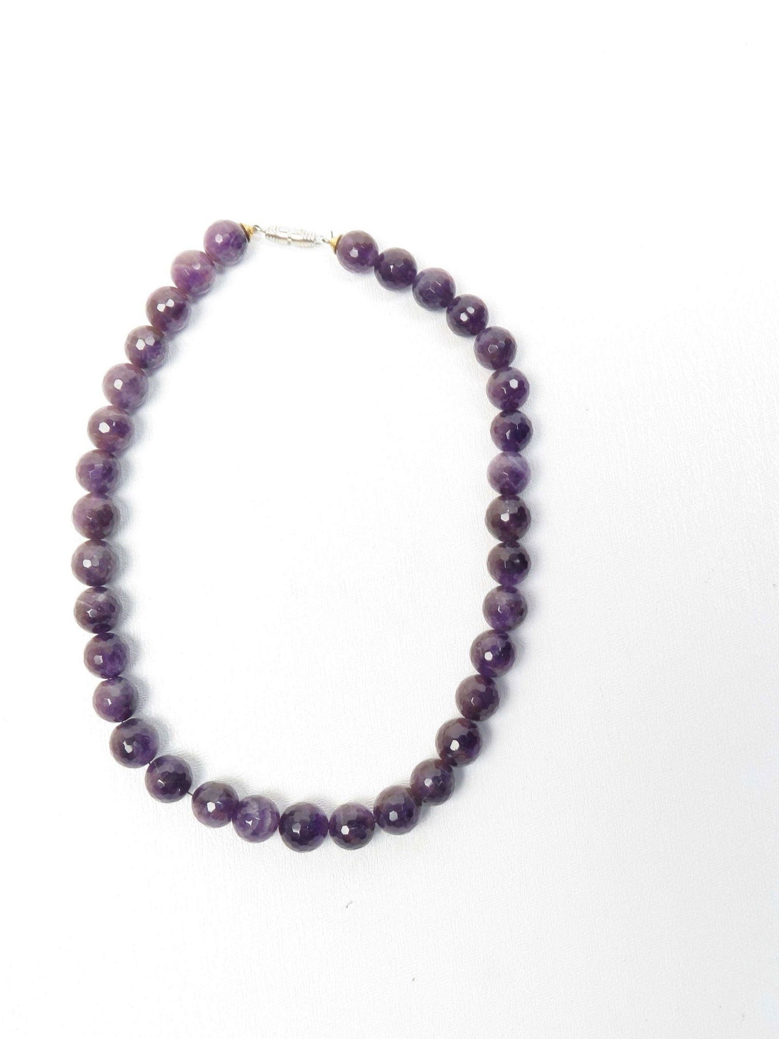 Amethyst Vintage Faceted Necklace - The Harlequin