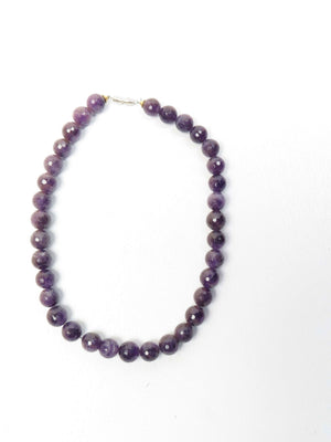 Amethyst Vintage Faceted Necklace - The Harlequin