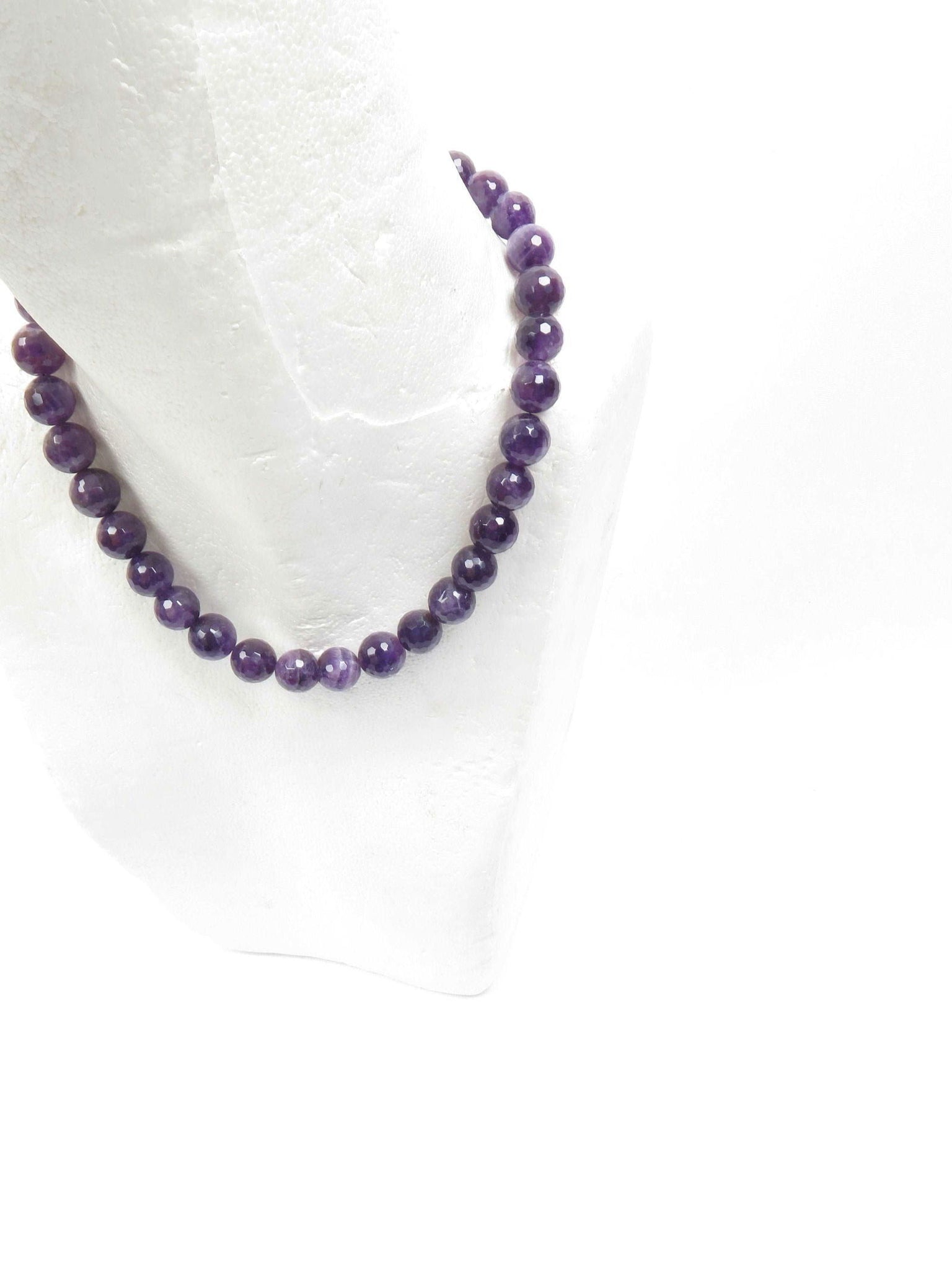 Amethyst Vintage Faceted Necklace - The Harlequin