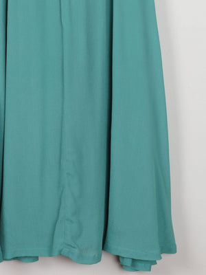Aqua Beaded 1950s Vintage Style Beaded Dress 10 - The Harlequin
