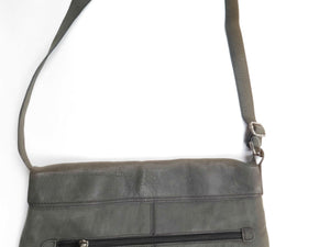 Black Leather Satchel - The Harlequin