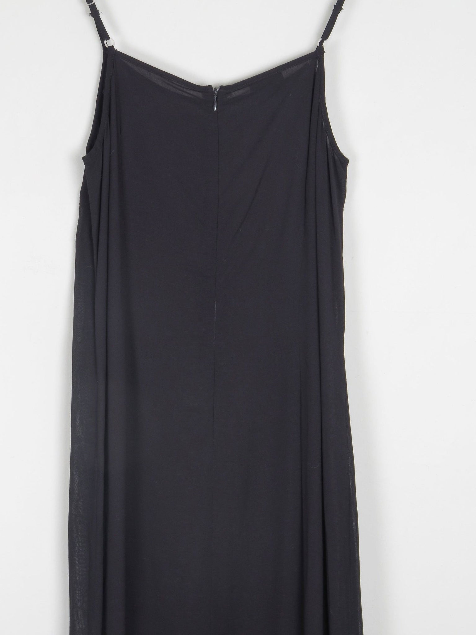 Black Vintage 90s Long Camisole Dress M - The Harlequin