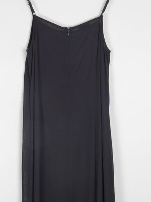 Black Vintage 90s Long Camisole Dress M - The Harlequin