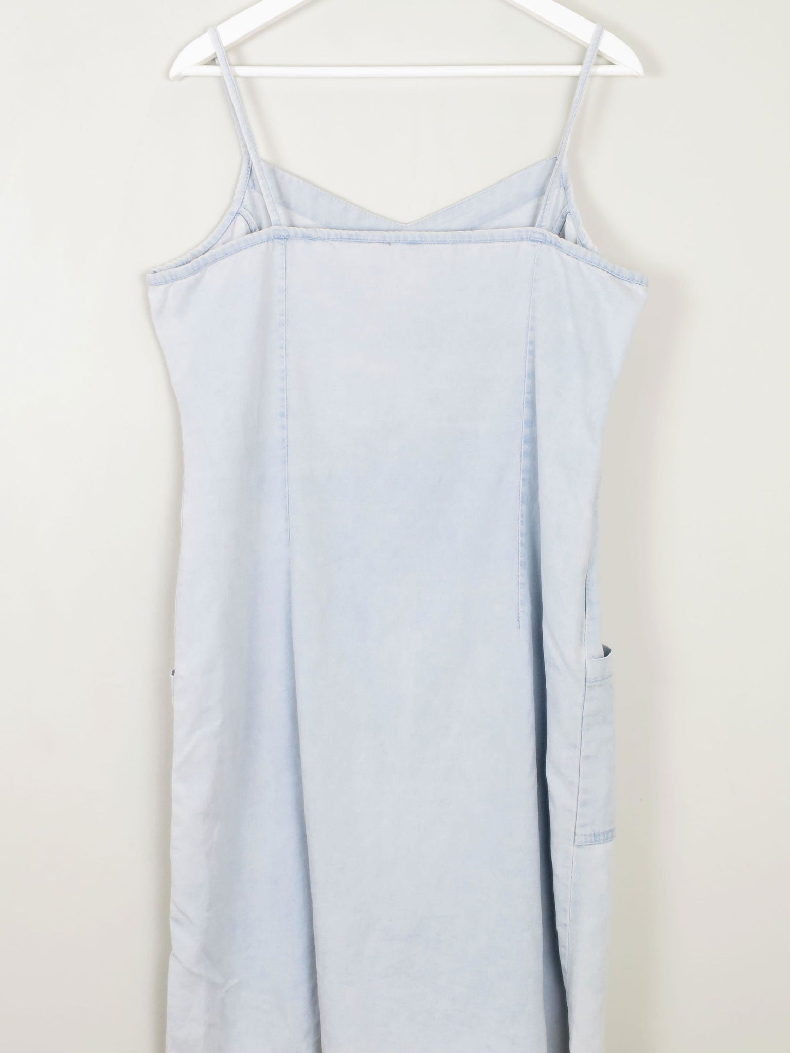 Blue Denim Vintage Embroidered Dress L/XL - The Harlequin