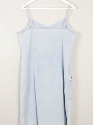 Blue Denim Vintage Embroidered Dress L/XL - The Harlequin