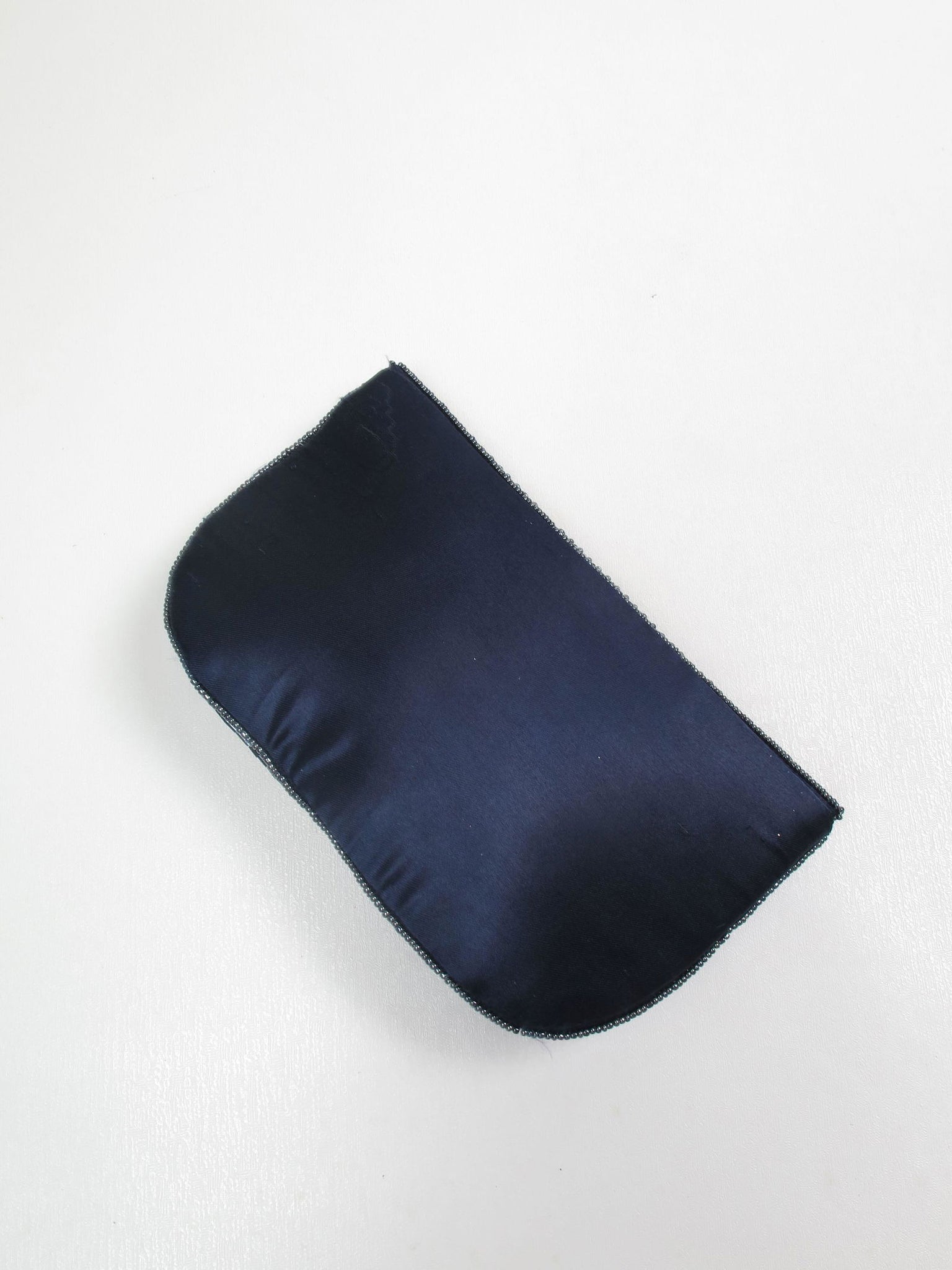 Blue Navy Beaded Vintage Style Clutch Blag - The Harlequin