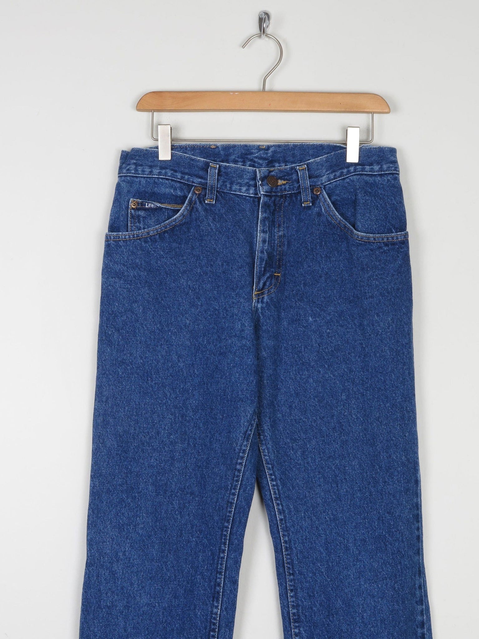 Blue Vintage Lee Jeans 31W - The Harlequin