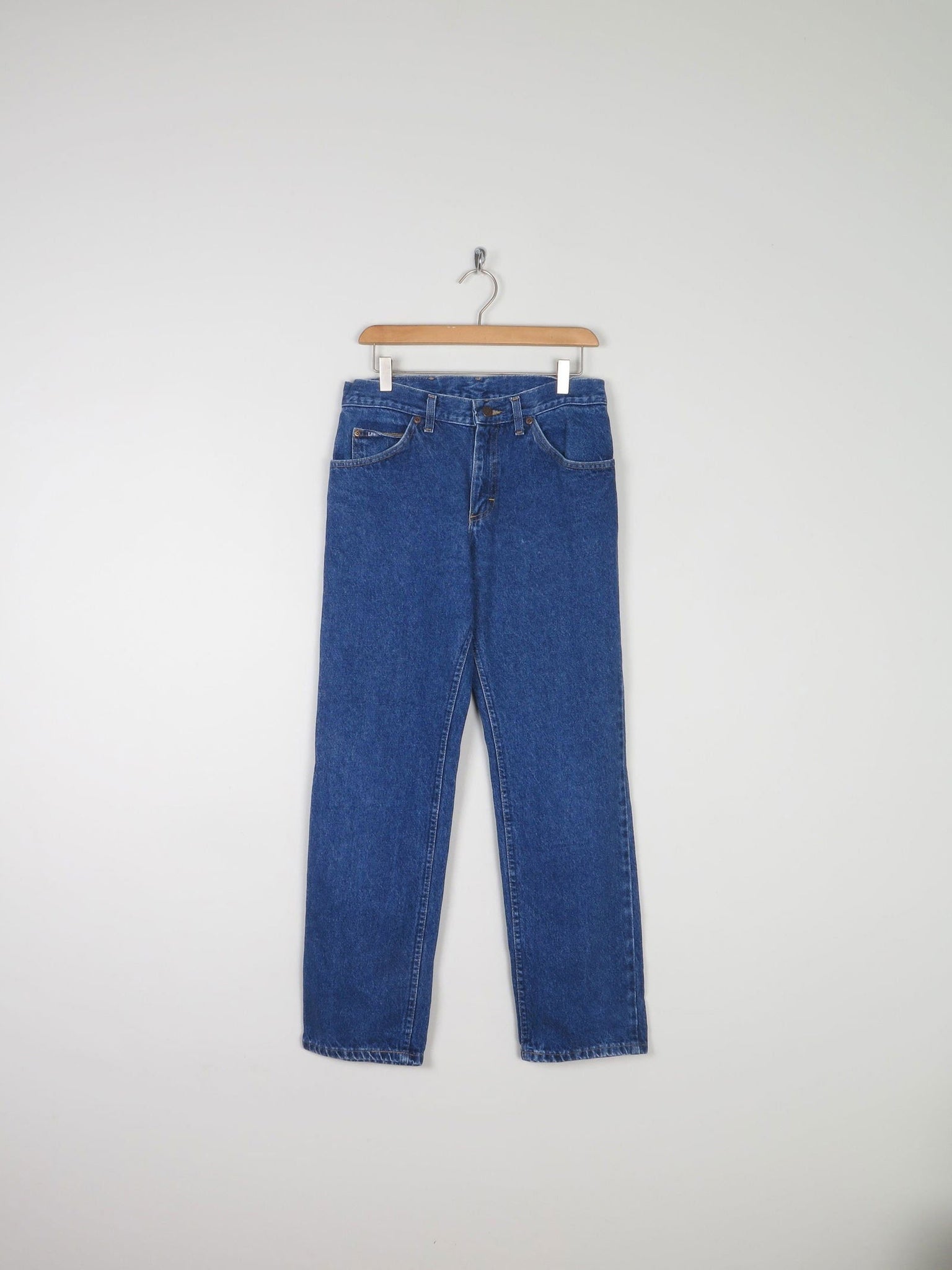 Blue Vintage Lee Jeans 31W - The Harlequin