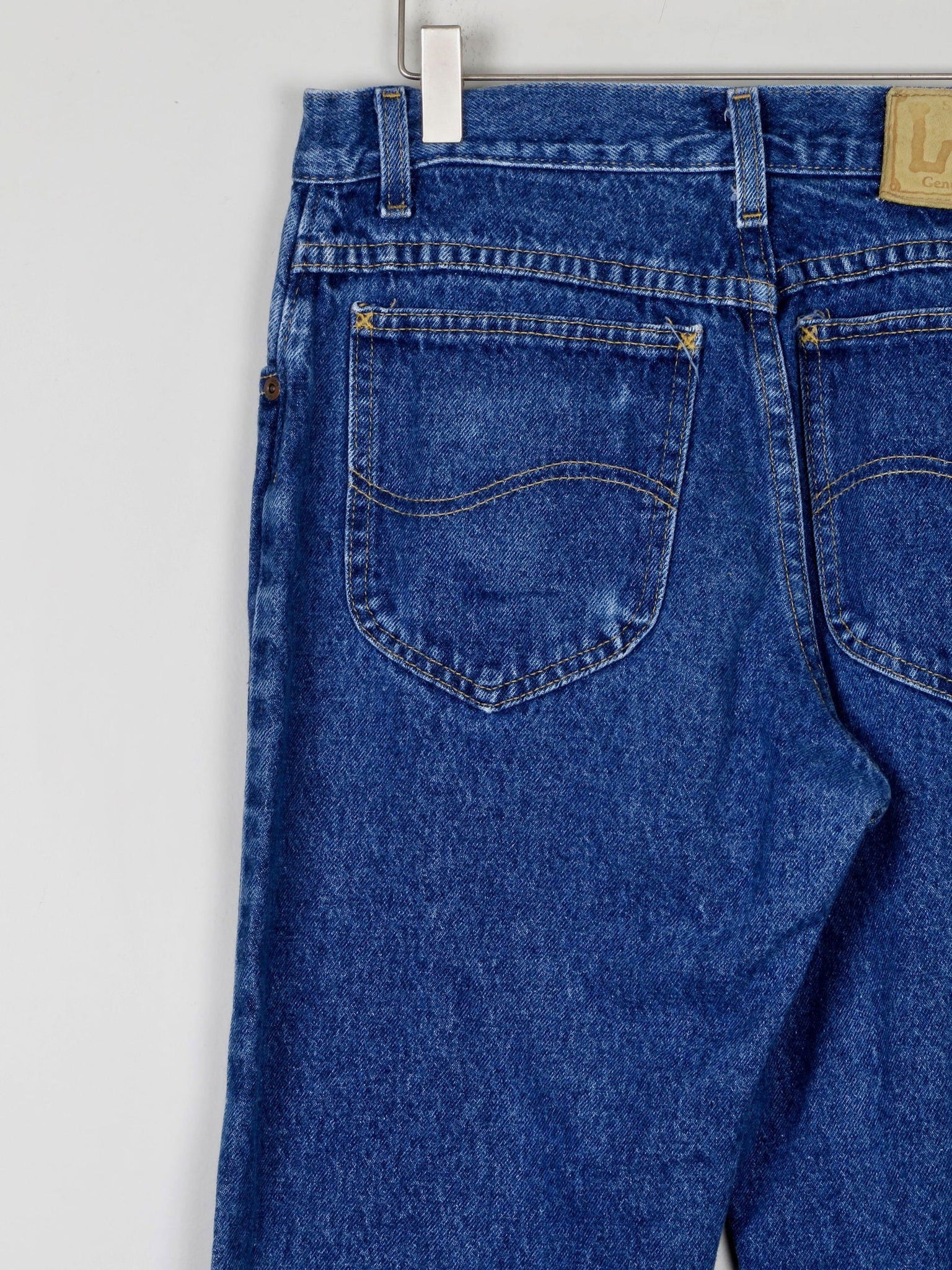 Blue Vintage Lee Jeans 31W - The Harlequin