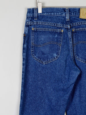 Blue Vintage Lee Jeans 31W - The Harlequin
