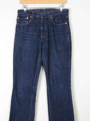 Blue Vintage Levis Boot Cut 28W/32L 525s - The Harlequin
