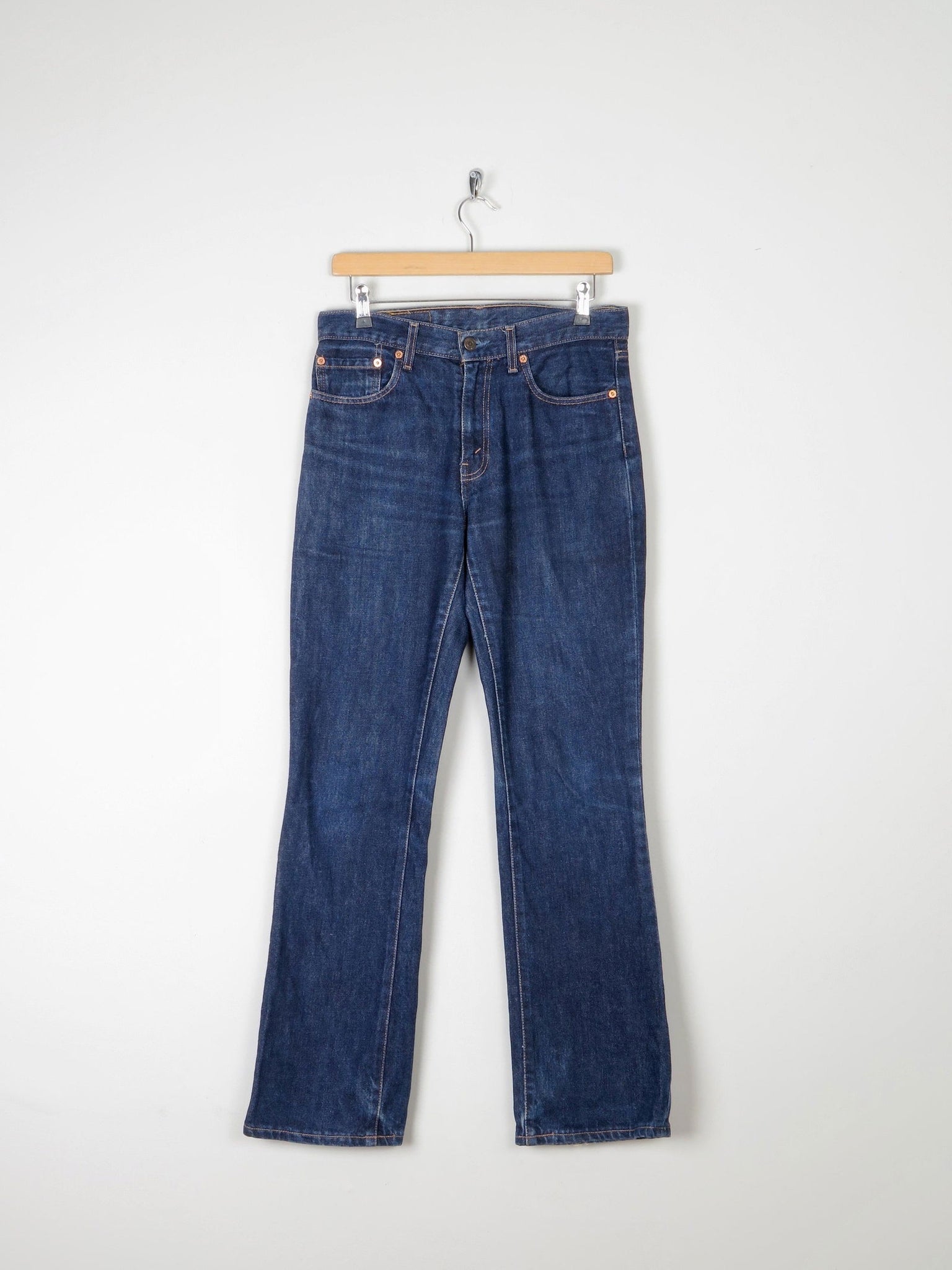 Blue Vintage Levis Boot Cut 28W/32L 525s - The Harlequin