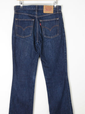 Blue Vintage Levis Boot Cut 28W/32L 525s - The Harlequin
